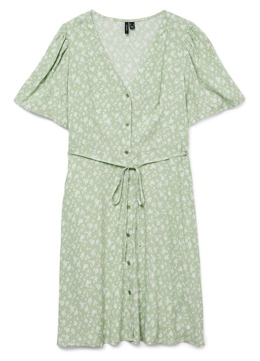 Rochie de vara dama Vero Moda, 10292845, Viscoza, Verde, Verde