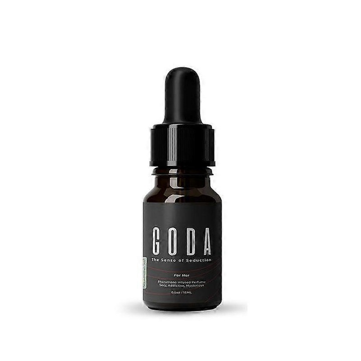 Parfum pentru femei GODA, 15ml, floral cu iasomie si trandafir, vegan, set de calatorie