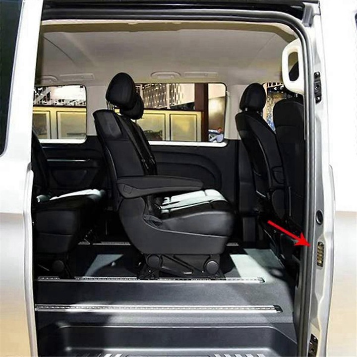 Elektromos tolóajtó kapcsoló szett 2 db, A6398200654, A6398200311, ABS, W447 W448 W636 W639 W907 W910 modellekhez