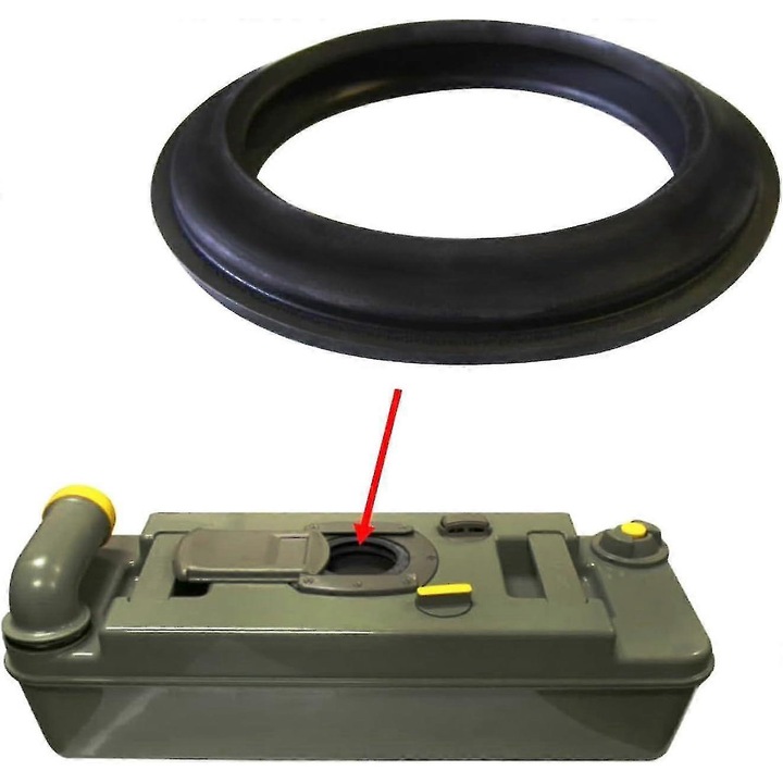 Kazettás WC ajaktömítés, 110 mm