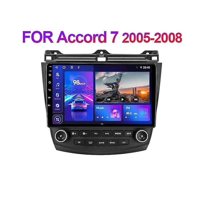 Radio auto multimedia Android 4Core 1+32 WiFi GPS 2Din negru