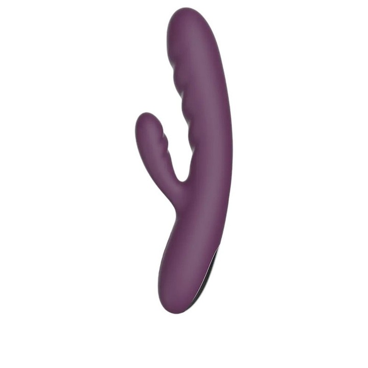 Vibrator Rabbit Svakom Avery, 5 moduri, impermeabil, 18.6x3.3cm, mov