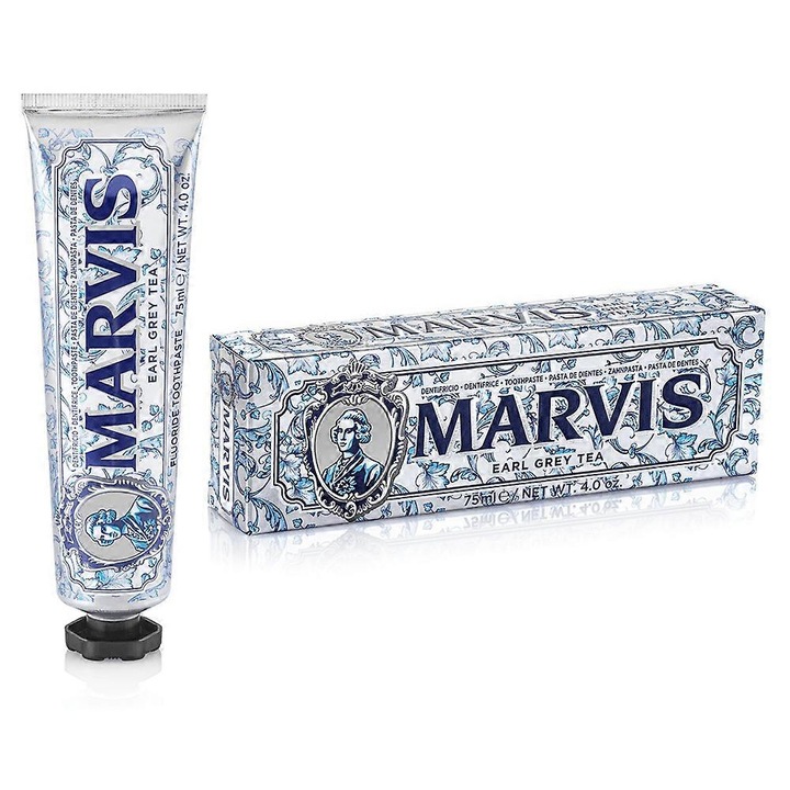 Fogkrém, Marvis, 75ml, fekete tea és virág ízű