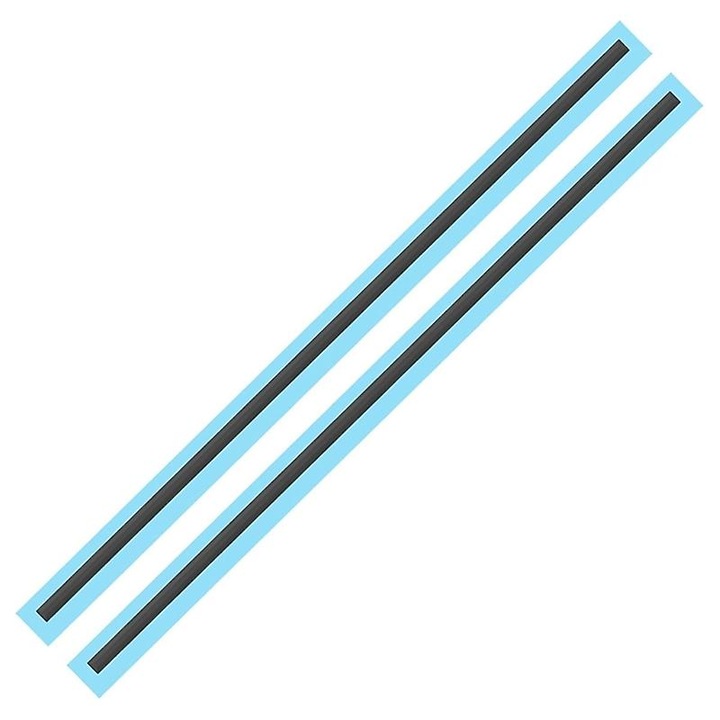 Комплект от 2 гумени крачета за лаптоп, черни, за HP Envy X360 15-DR, 15-DS