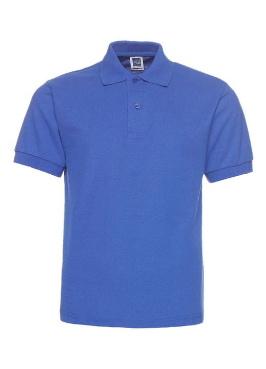 Férfi pólóing, kék, rövid ujjú, klasszikus design, gyorsan száradó, textil anyag