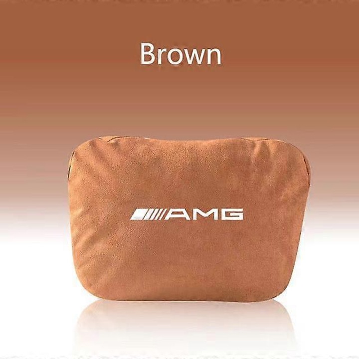 2 db-os fejtámla szett autóhoz, barna, Mercedes-Benz AMG ABCE W203 W204 W205 W206 W210 W211 W212 modellekhez