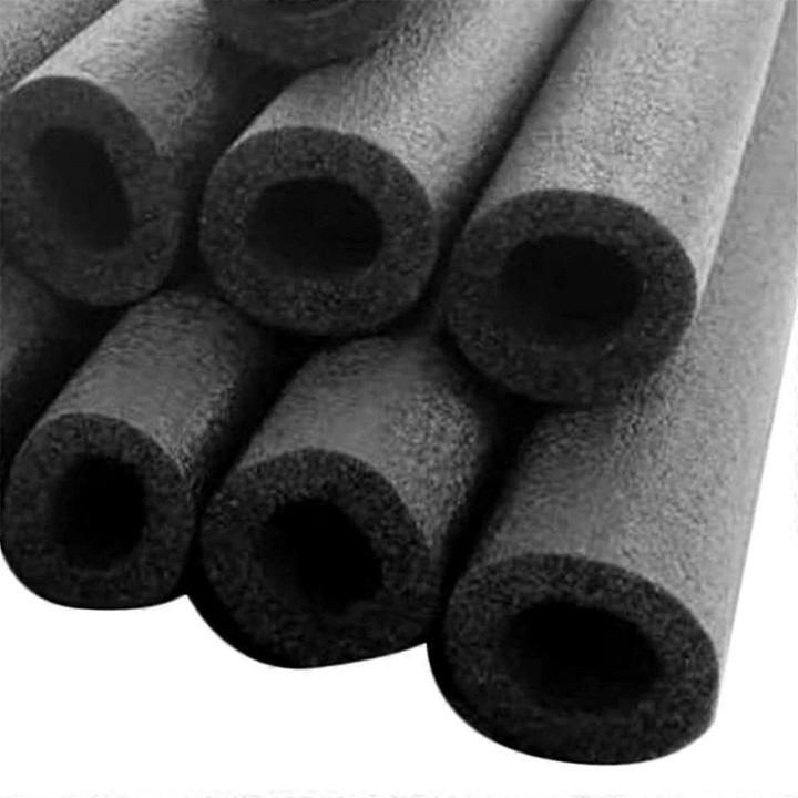 Set 12 mansoane din spuma pentru stalpi de trambulina, protectie, negru