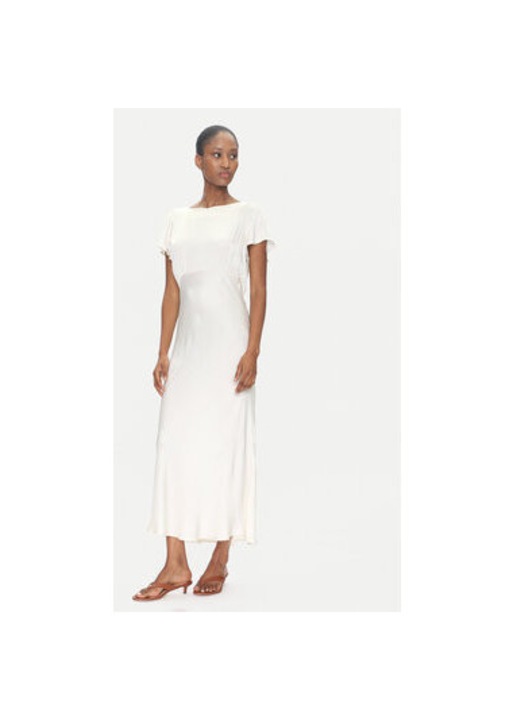 Vicolo női ruha, TD0767, Viscose, L INTL, Ecru, Ekrü, S