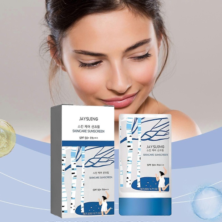 Crema de protectie solara SPF 50+ PA+++, 20g, hidratanta, rezistenta la apa