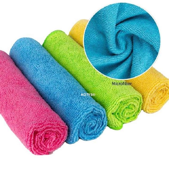 12 darabos mikroszálas kendőkészlet, többszínű, 30/30 cm, KOTYS