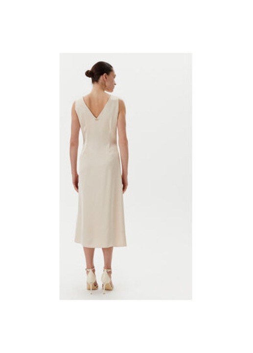 Rochie dama Rinascimento, CFC0122928003, Poliester, Maro, Bej