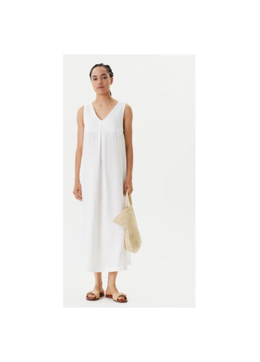 Rochie de vara dama United Colors Of Benetton, 4AGHDV07C, Sintetic, M INTL, Alb