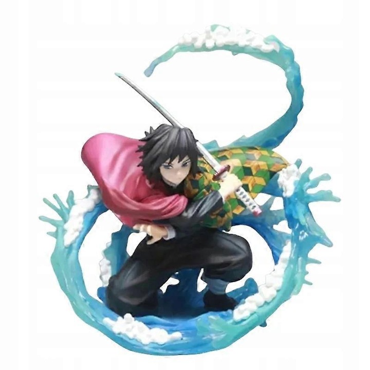 Фигурка на Demon Slayer Tomioka Giyuu Zero, PVC, 17 см, комплект 1 фигурка, цветна кутия 20x17x29 см