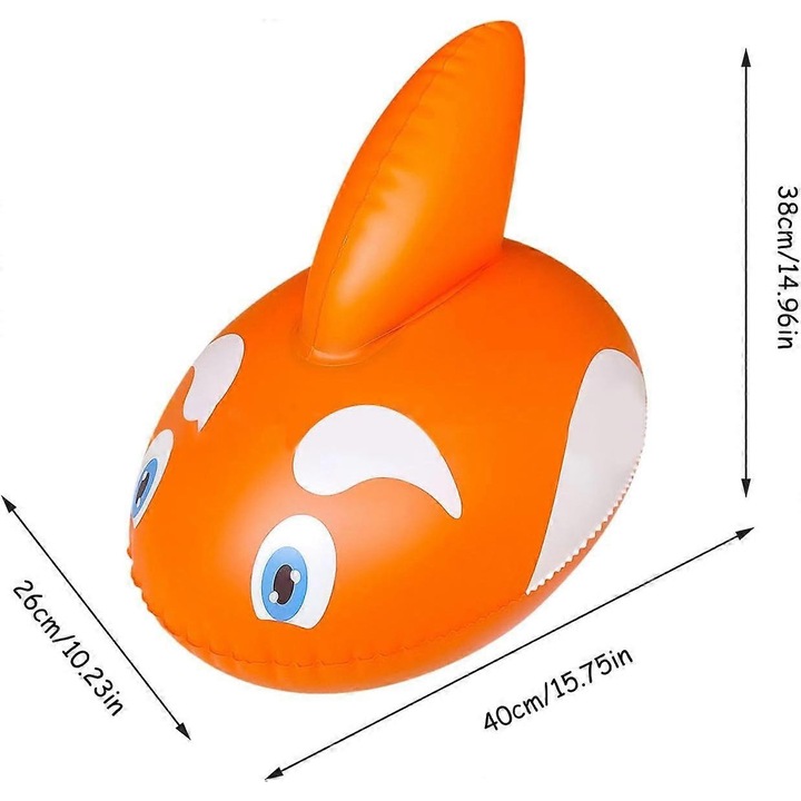 Pluta de inot, multicolor, 30x15cm, set pentru inotatori si triatlonisti