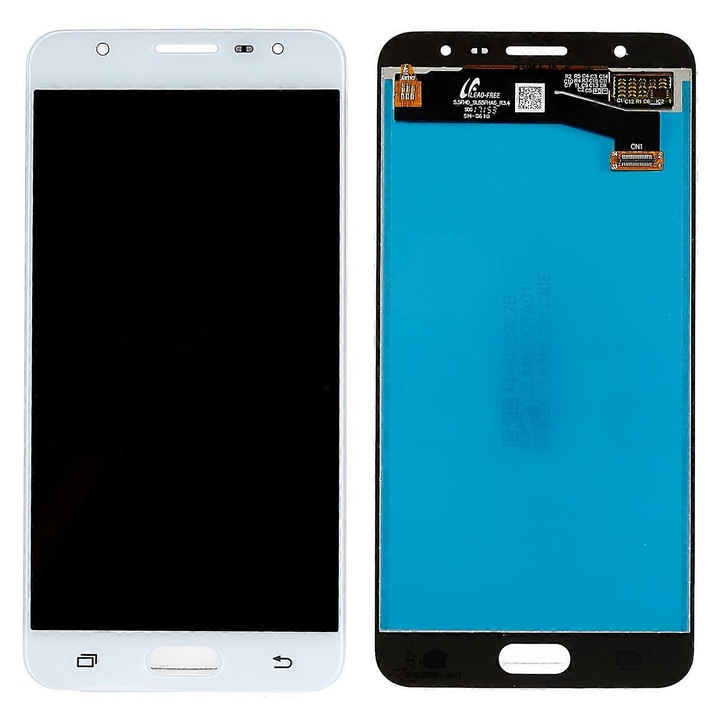 Дисплей и дигитайзер, За Samsung Galaxy J7 Prime (2016), Резервен, LCD, Клас C, Златист, Комплект