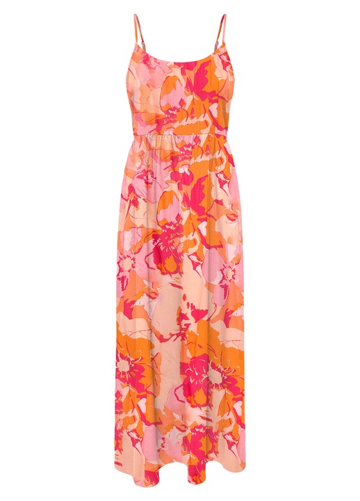 Női nyári ruha, Only, 15347730, Viszkóz, L INTL, Narancssárga, Narancssárga