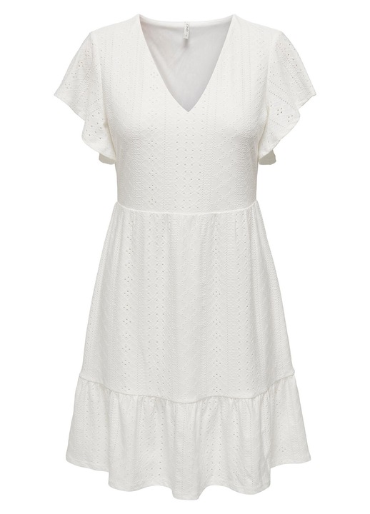 Rochie dama Only, 15289687, Poliester/Elastan, Alb, Alb