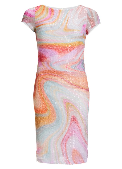 Rochie dama Swing, 5AI21200, Poliester, Multicolor, 36