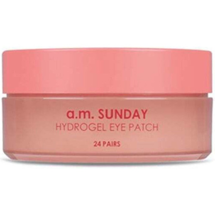 Pachet de 24 bucati, Vican, hidrogel pentru ochi, colagen, acid hialuronic, multicolor