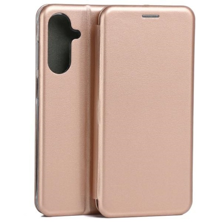 Beline Book Magnetic tok Samsung Galaxy A26 5G-vel kompatibilis, Rose Gold