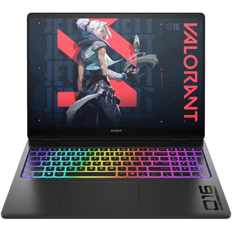 Laptop Gaming HP OMEN MAX 16-ah0007nn cu procesor Intel® Core™ Ultra 7 255HX pana la 5.2GHz, 16", WQXGA, OLED, 32GB DDR5 RAM, 1TB SSD, NVIDIA® GeForce RTX™ 5080 16GB GDDR7, Free DOS, Shadow black