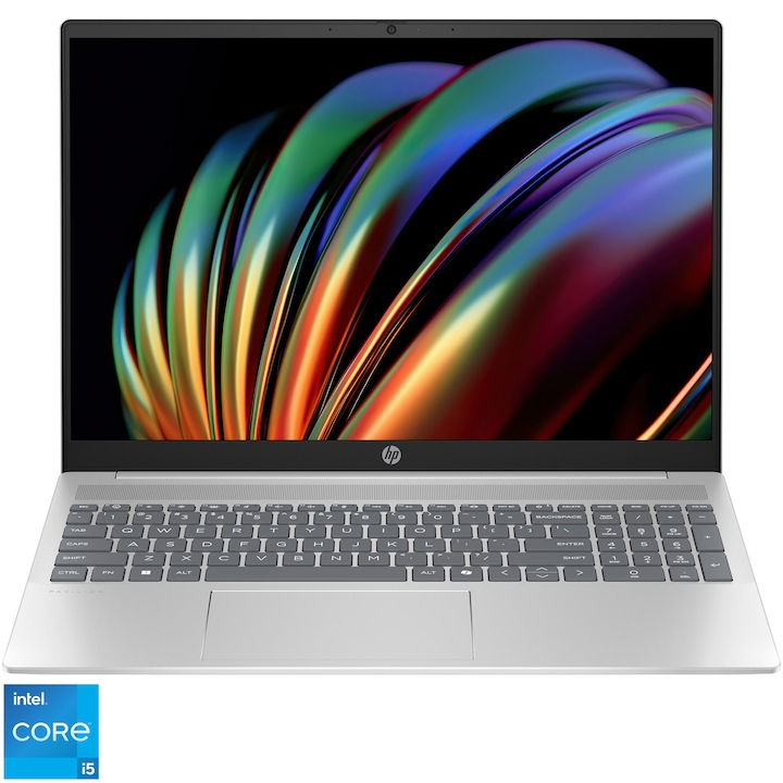 HP Pavilion 16-af0018nn laptop Intel® Core™ i5-1334U processzorral (akár 4,6 GHz-ig), 16", 2K, OLED, 120Hz, 16 GB LPDDR5 RAM, 512 GB SSD, Intel® Iris® Xᵉ Graphics kártya, Windows 11 Home, Natural silver aluminum