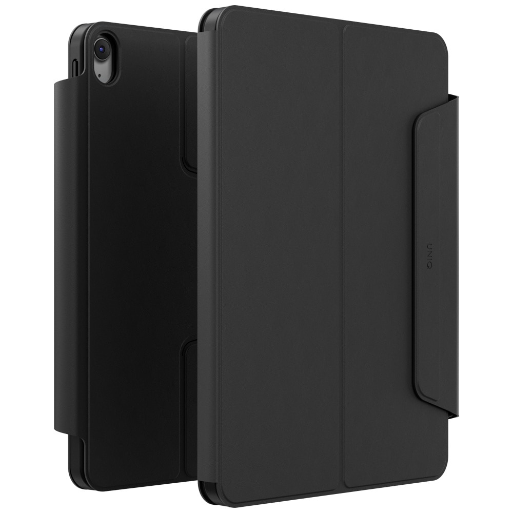 Husa de protectie pentru tableta UNIQ, cu functie de suport, rotire 360°, magnet, pentru iPad 11inch A16 (2025)/iPad 10.9inch 10 gen (2022), negru