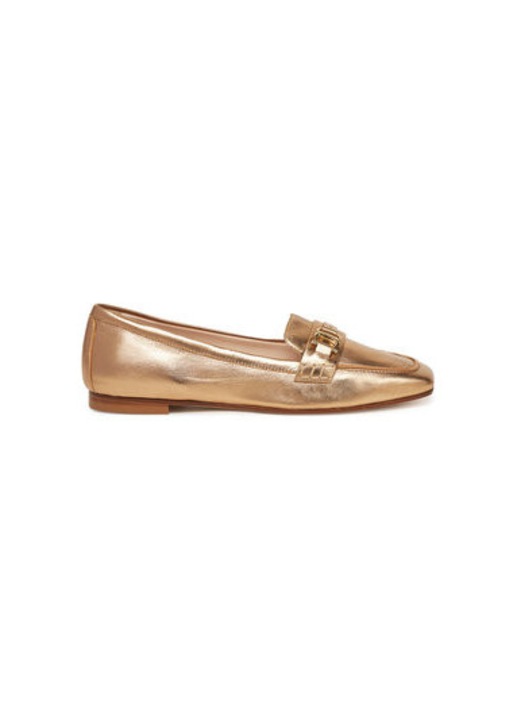 Mocasini dama Pollini, PA10121C0MPE0900, Piele naturala, Auriu, Auriu