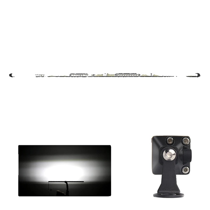 Proiector LED 42inch 208W, 30000 lumeni, rezistent la intemperii, montaj simplu