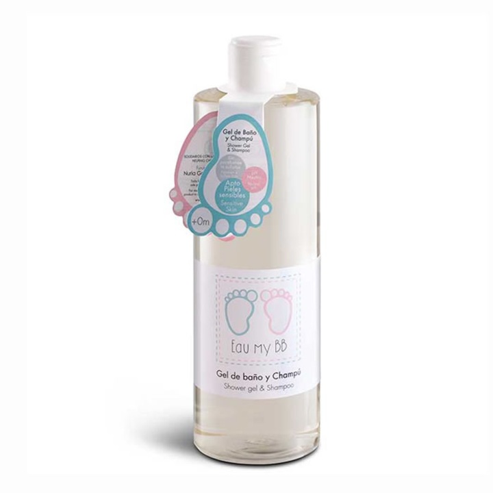 Gel de dus si sampon pentru copii Eau my BB, 500ml