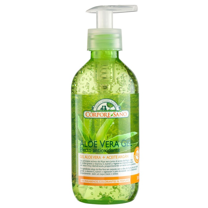 Aloe vera testápoló gél argánolajjal 300ml Bio, Corpore