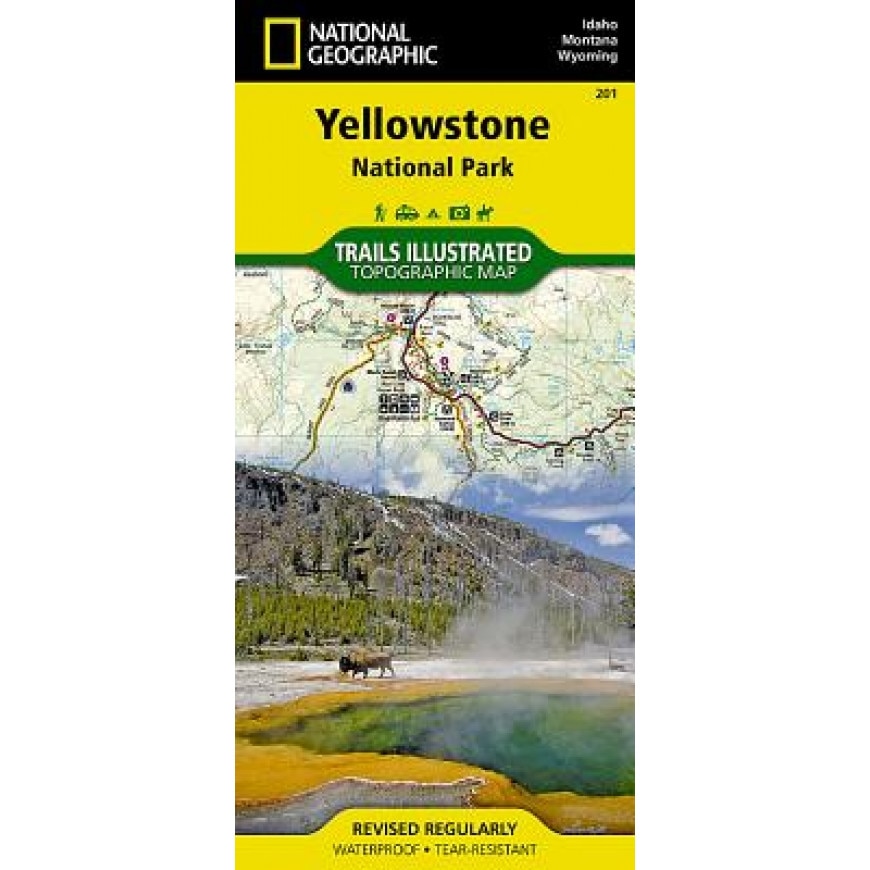 Yellowstone National Park 201 GPS Wyoming-Montana-Idaho: Ng.NP.201, National Geographic Maps