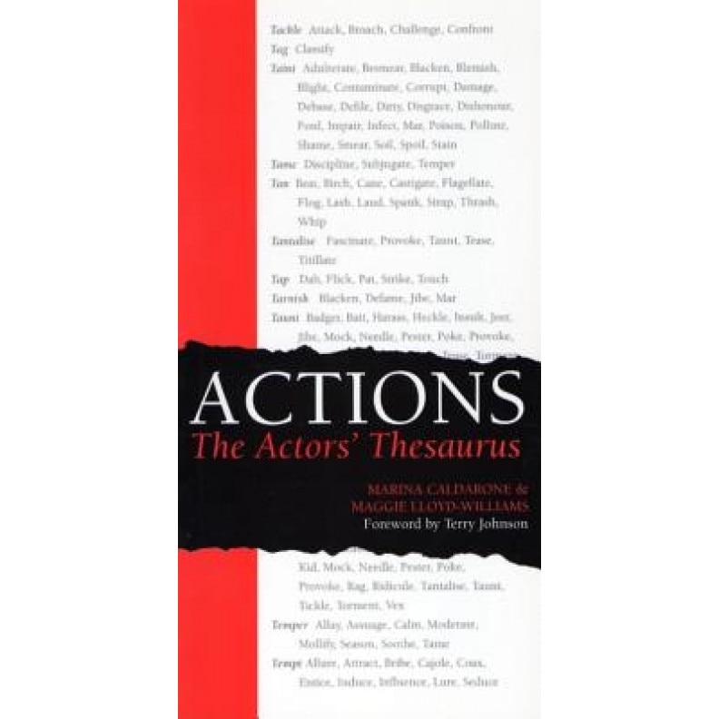Actions: The Actors' Thesaurus, Maggie Lloyd-Williams, Marina Calderone