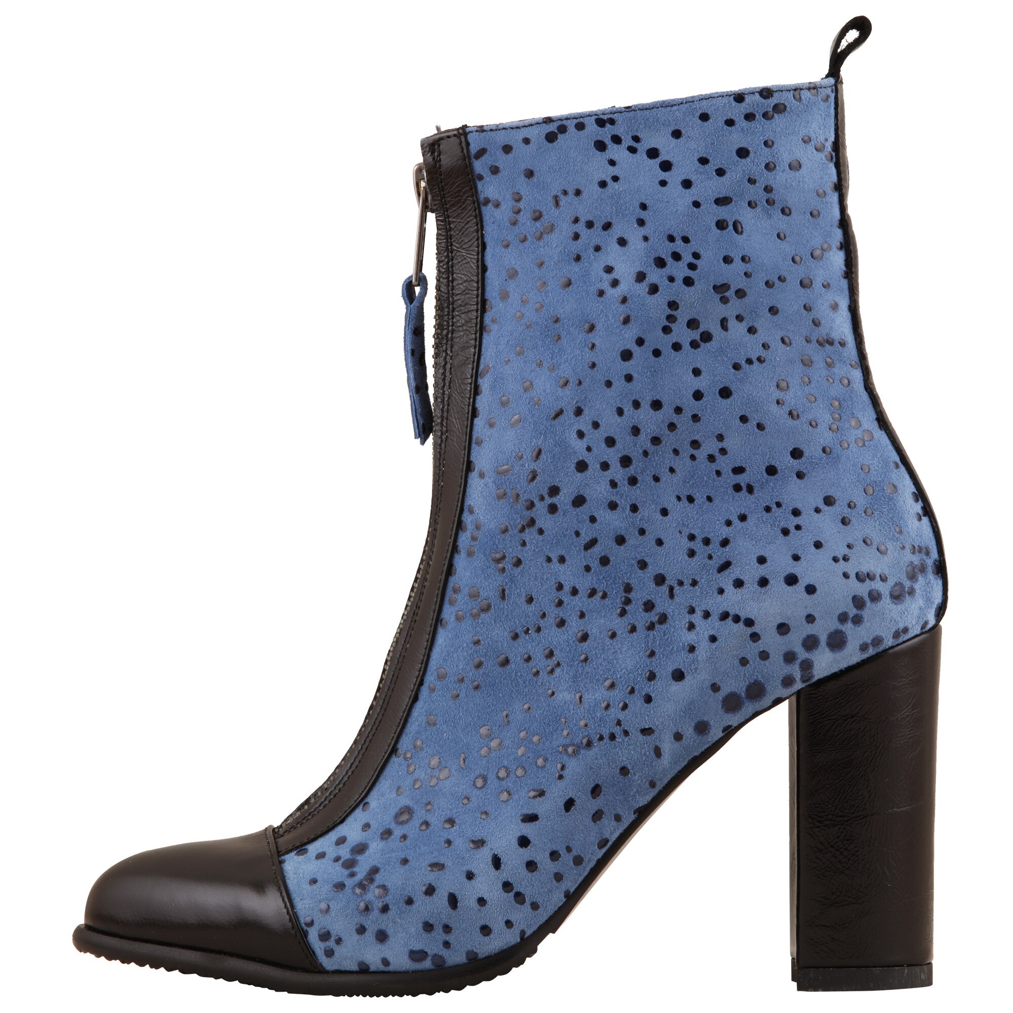 Botine de dama So'18 Plum Fiction, Albastru