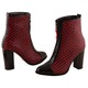 Botine de dama So'15 Red Inka, 35, Multicolor