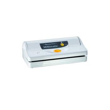Aparat de vidat Magic Vac Minimatic, 10 litri/min, Vidare manuala/automata, Bara lipire 20 cm, Furtun si pungi incluse, Alb Aparat de vidat Magic Vac Minimatic, 10 litri/min, Vidare manuala/automata, Bara lipire 20 cm, Furtun si pungi incluse, Alb