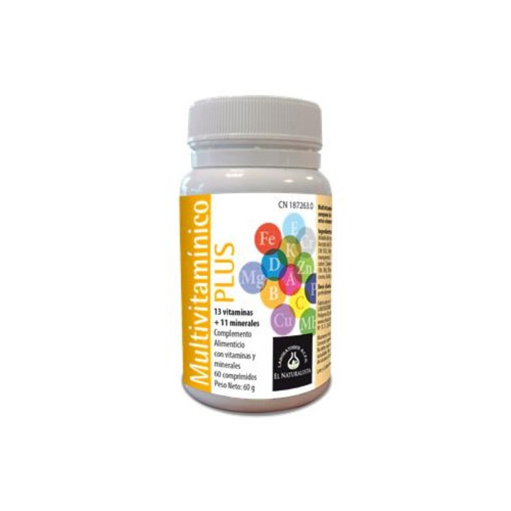 El Natural Multivitaminico Plus 60 Comp, vitamine si minerale