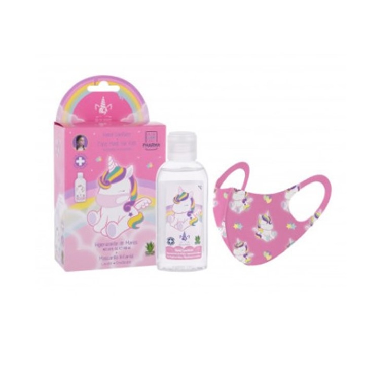 Set 2 Piese Masti si Costume Carnaval Cartoon My Unicorn