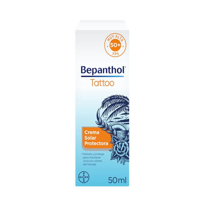 Bepanthol tetoválás elleni napozókrém SPF50 50ml