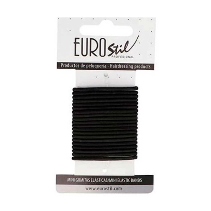 Cutie carton cu elastice negre Eurostil, set 1 un.