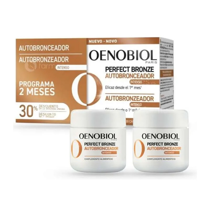 Capsule autobronzante Oenobiol set 2x30