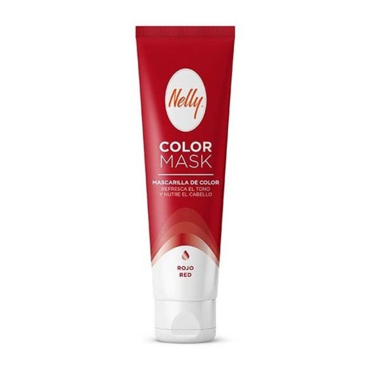 Masca de par Nelly Color 60ml, Rosu