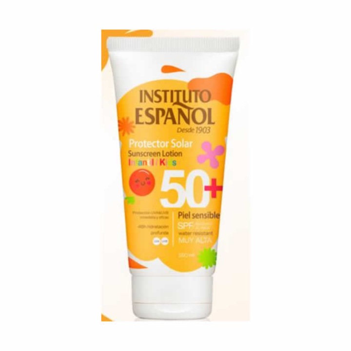 Слънцезащитен лосион за лице за деца, Instituto Espanol, SPF50, 150 мл, за чувствителна кожа