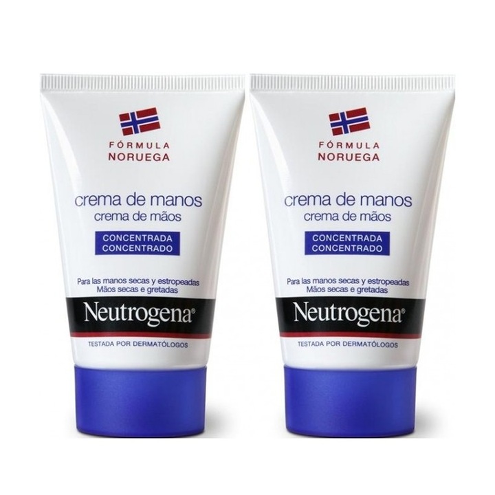 Koncentrált kézkrém, Neutrogena, 2x50ml készlet