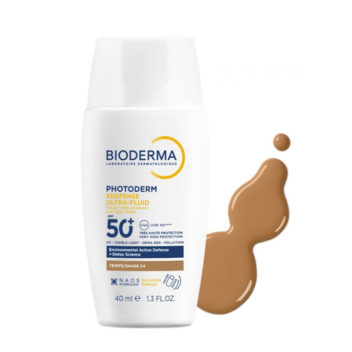 Crema protectie solara, Bioderma Photoderm Xdefense Tone 04, SPF 50+, 40ml