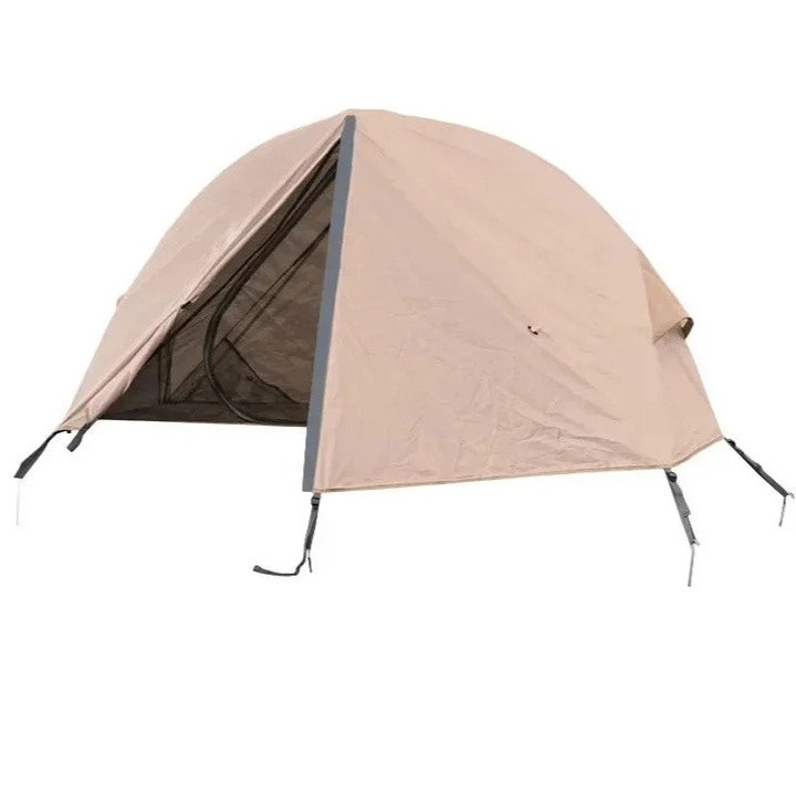 Cort de drumetie, portabil, impermeabil 1500 mm, cadru din aluminiu, strat dublu, orez