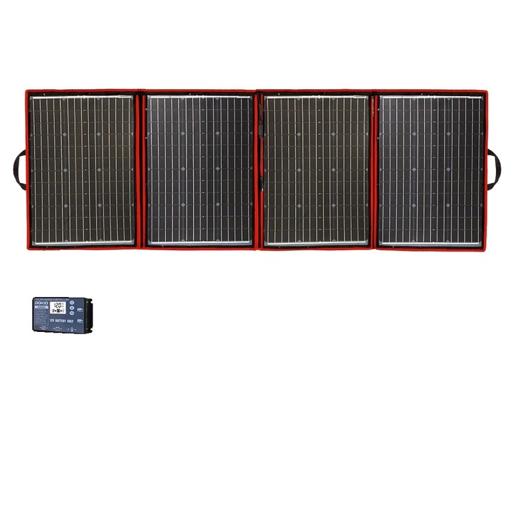 Panou solar flexibil, 18V 200W, design portabil, utilizare versatila
