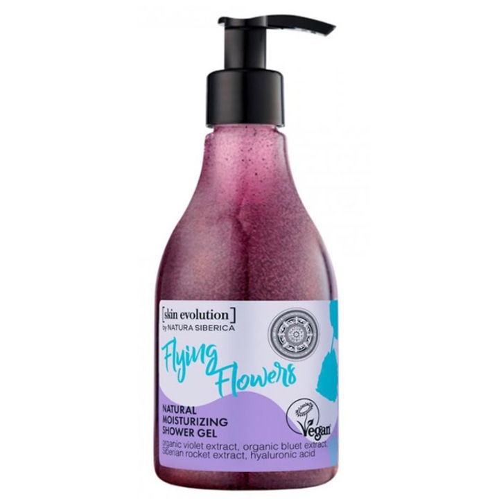 Natura Siberica Flying Flowers tusfürdő, 260ml, hidratáló