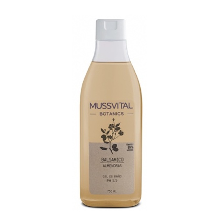 Mussvital Essentials Botanics mandulás tusfürdő, 750 ml