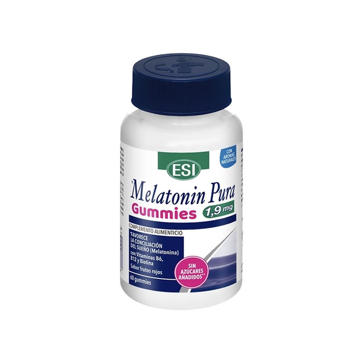 Esi Pure Melatonin 1.9mg Gummies, 60 Gummies